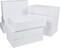 Premium 10 Piece Extra Large Gift Boxes for Presents - Premium White Gift Boxes with Lids at 4-inch Deep